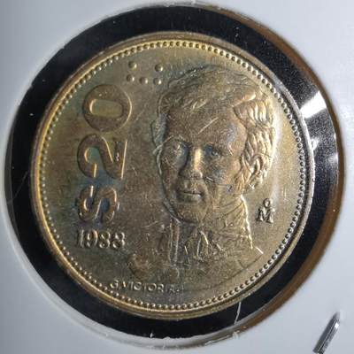 沼泽如烟--第886场 - 墨西哥1988年20比索