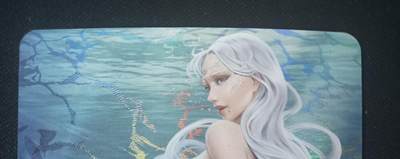 花开卡拍第45期（11月2号周日截拍，品控勿拍!!!拍品不寄存，运费5元，自制卡难免瑕疵，可能存在轻微撞角爆边等出厂瑕疵，品控介意勿拍！） - 古风LGD艺术卡 蓝衣 彩闪1张