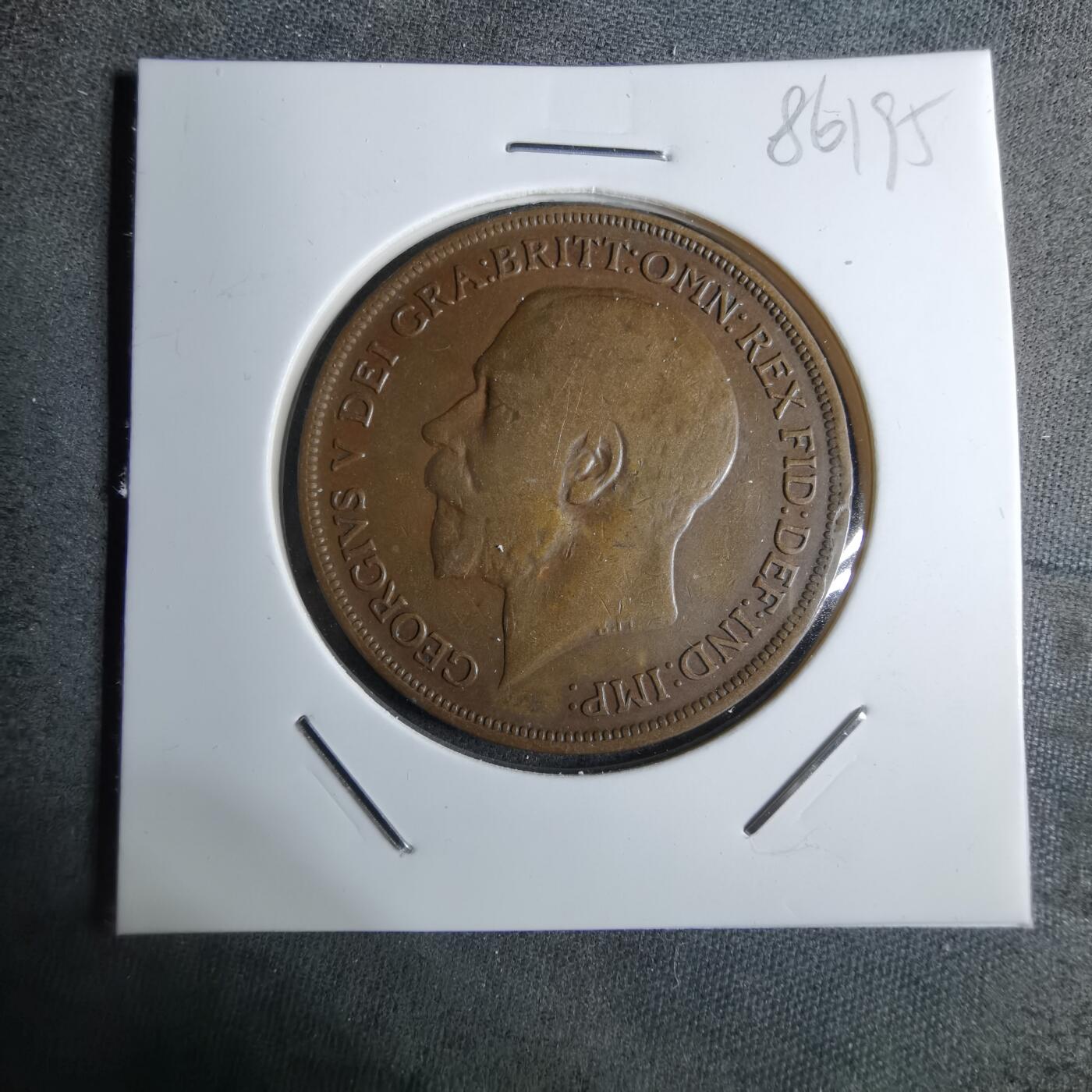 沼泽如烟--第886场 英国1916年1便士