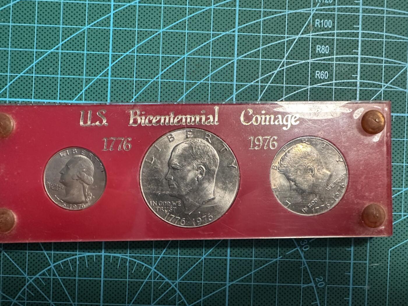 蒂克钱币-第54场 外国精品套币 银币专场 美国1976年 建国200周年纪念套币