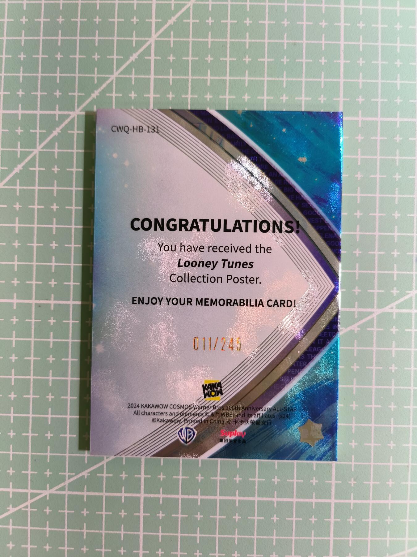 C先生卡牌 第15期 元集纪·刷子签·罐儿签·毒瘤签(持续收拍品中...) 【限编小书卡】卡卡沃《华纳正版》011/245编  兔八哥