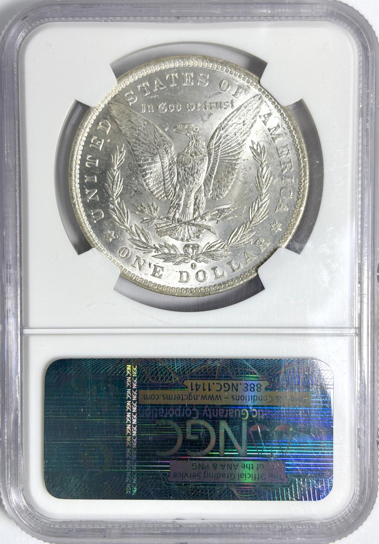 【雨安】【世界币章112-113期】周五/周六 两场连拍 2025-11-01 周六 19:30 保真 8秒倒数自动落锤 高效拍卖 [评级美洲] USA 美国 1美元 (1878-1921) 摩根 1884年O NGC-MS64