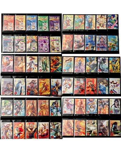 白泽拍卖卡牌手绘专场第27期 - 2000 小虎队 天龙八部 1套60张 98品