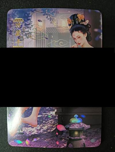 花开卡拍第45期（11月2号周日截拍，品控勿拍!!!拍品不寄存，运费5元，自制卡难免瑕疵，可能存在轻微撞角爆边等出厂瑕疵，品控介意勿拍！） - 磐涅金瓶梅系列 林太太 全解特藏卡