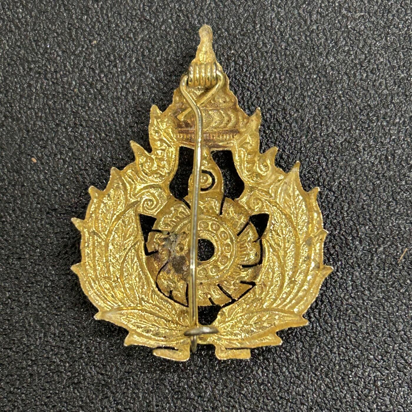 西秦中古拍卖第六十三期 泰国皇家陆军帽徽 越南战争时期