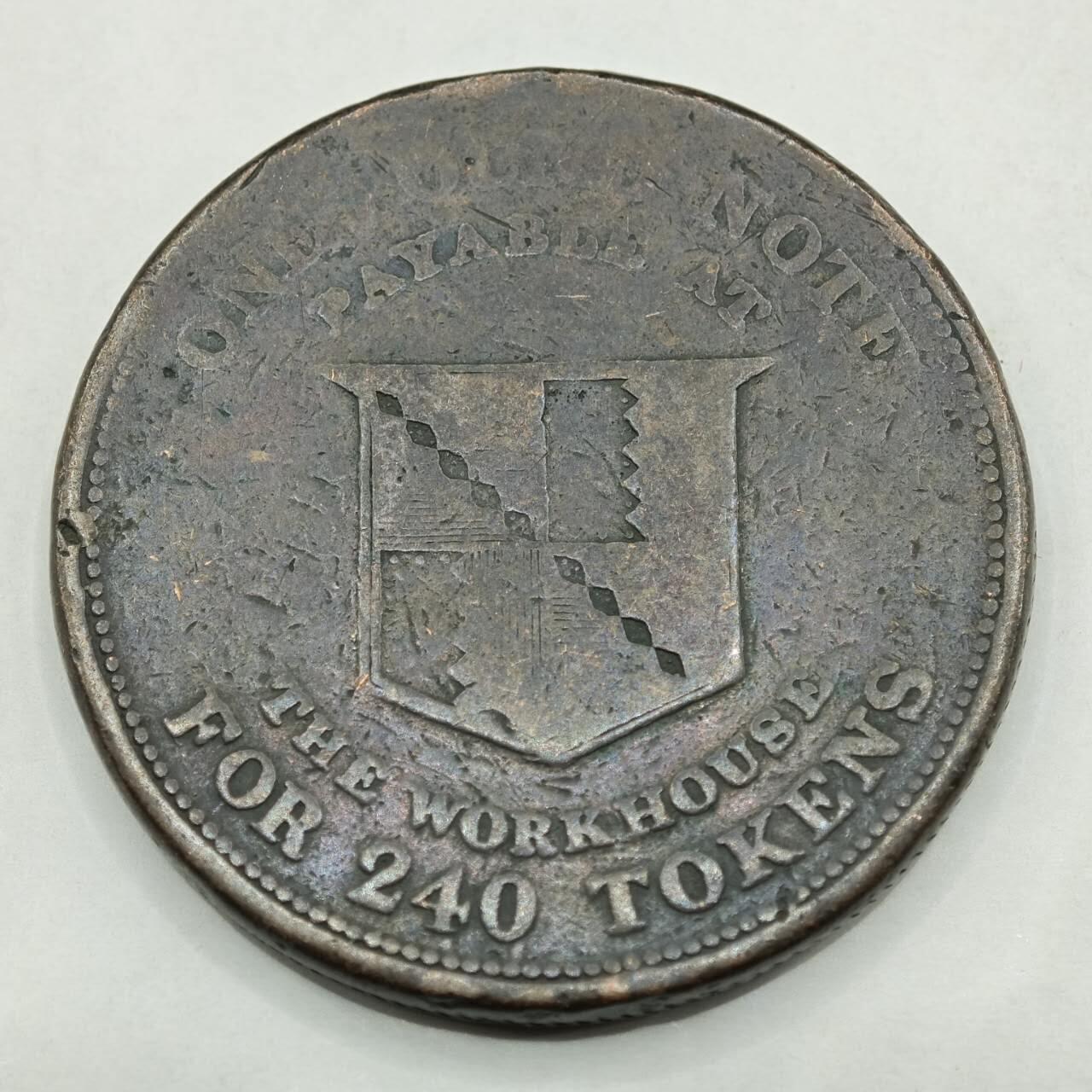 【淘币小摊】限时拍第七百八十四拍  老铜币场  满百包邮可预留两周  周一统一发货  英国1812年一便士铜币代币