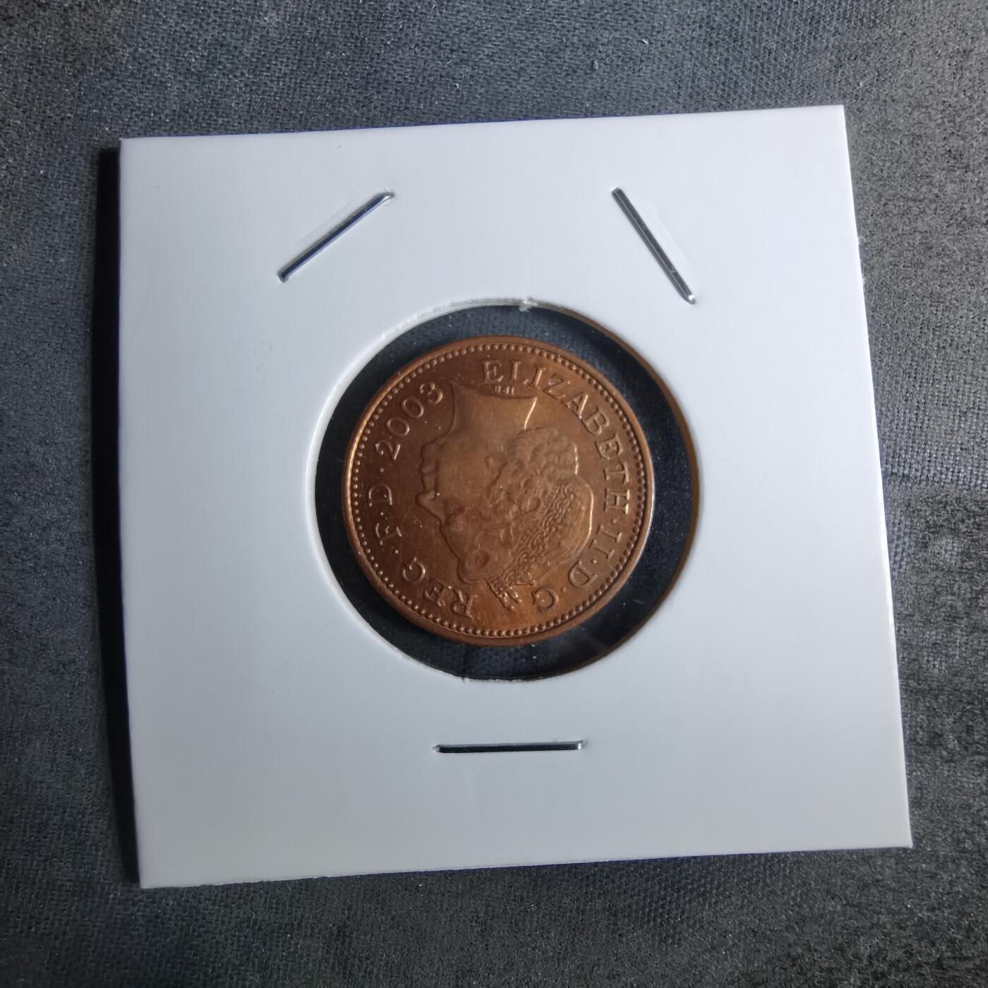 沼泽如烟--第886场 英国2003年1便士