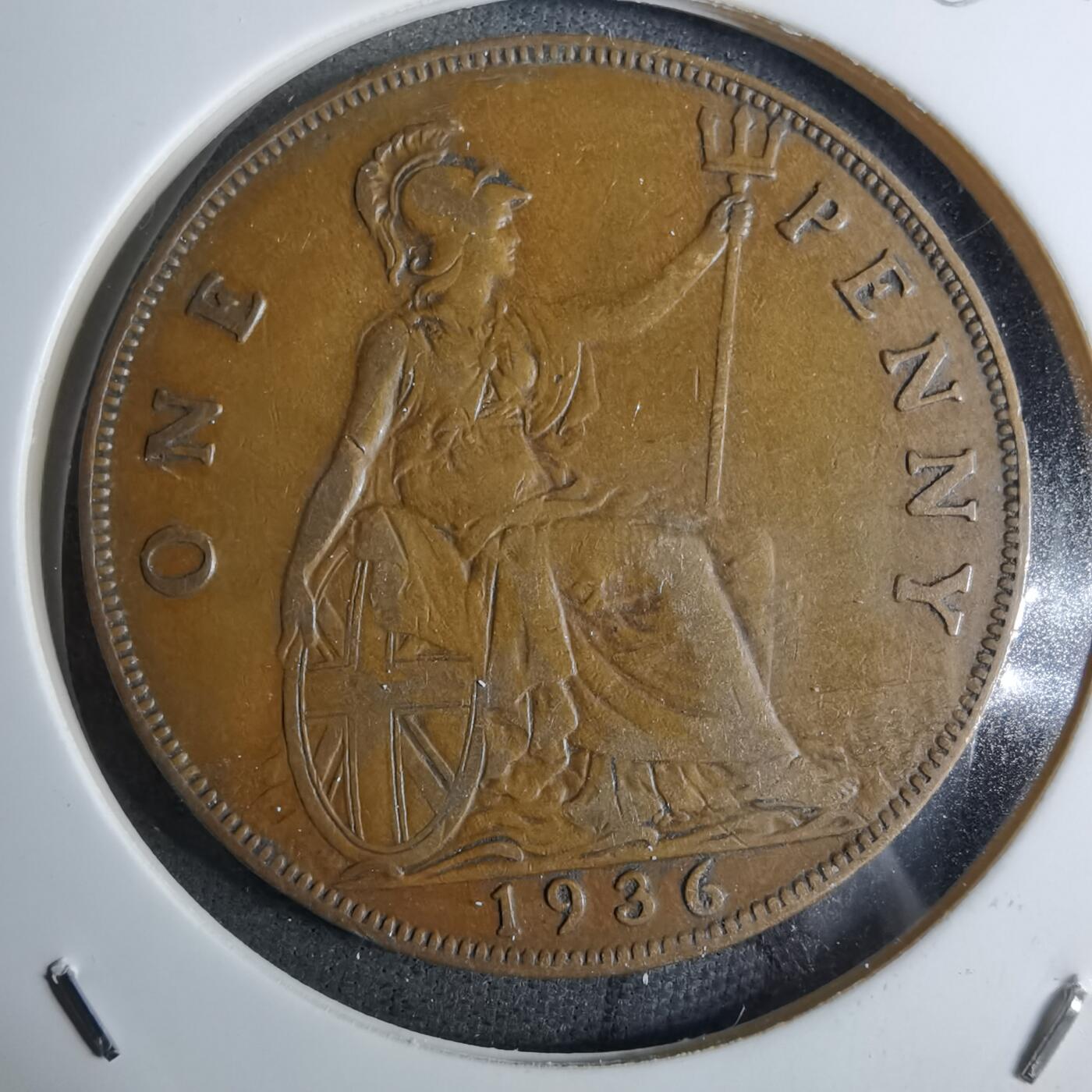 沼泽如烟--第886场 英国1936年1便士