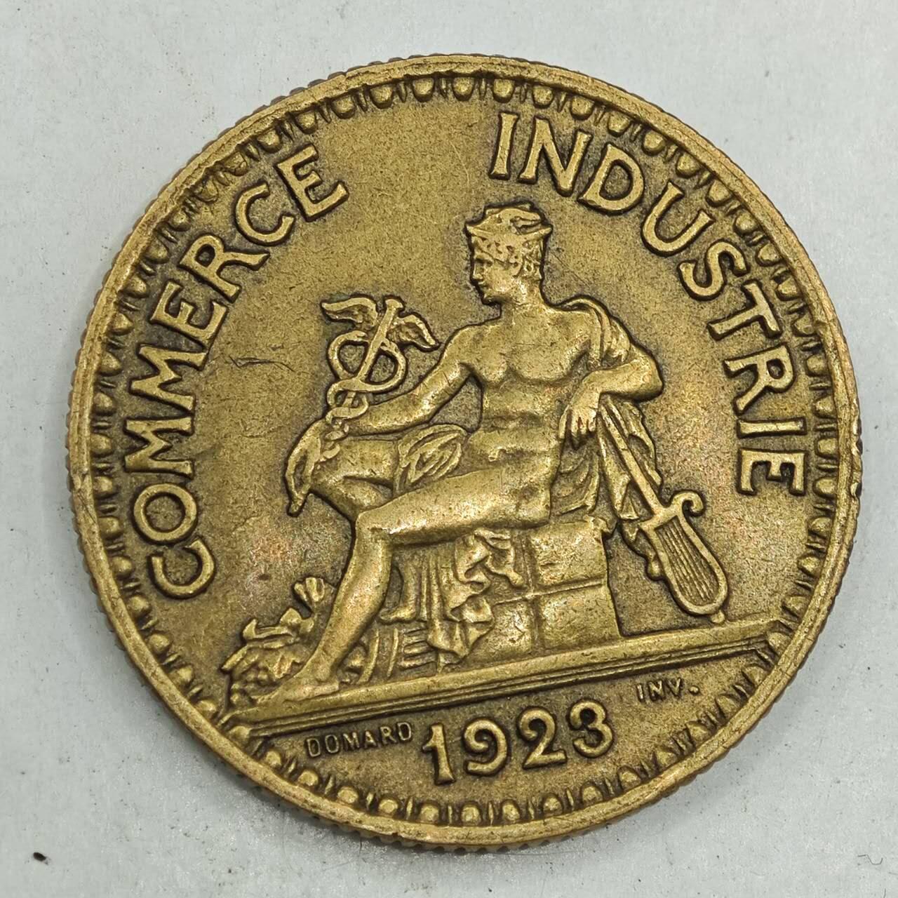 【淘币小摊】限时拍第七百八十四拍  老铜币场  满百包邮可预留两周  周一统一发货  法国1923年2法郎铜币