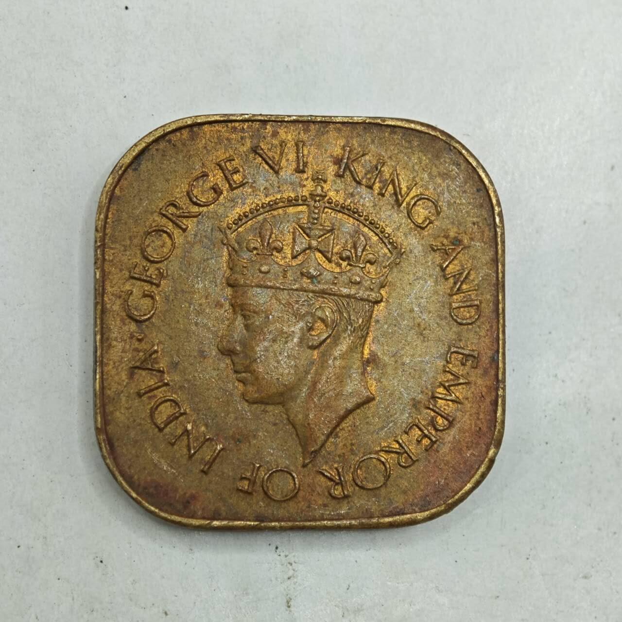 【淘币小摊】限时拍第七百八十四拍  老铜币场  满百包邮可预留两周  周一统一发货  锡兰1942年乔治六世5分铜币