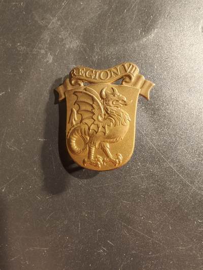 老王徽章第160期 - 丹麦陆军国民警卫队第7营帽徽