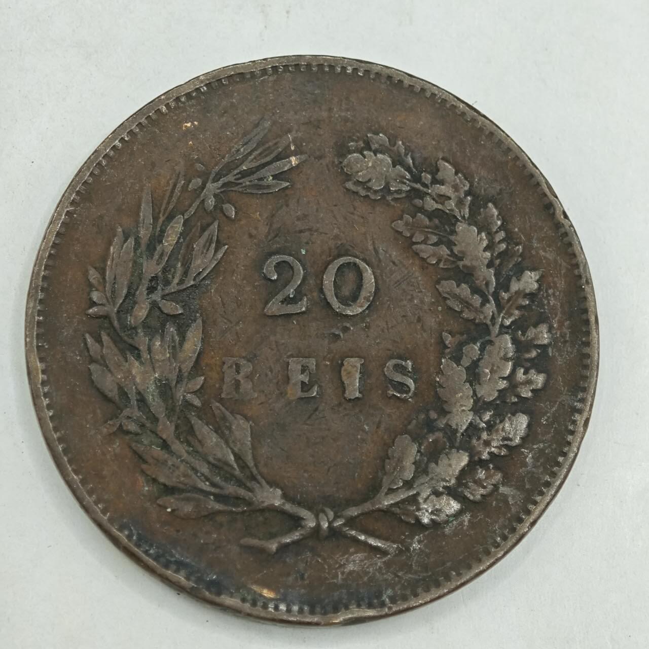 【淘币小摊】限时拍第七百八十四拍  老铜币场  满百包邮可预留两周  周一统一发货  葡萄牙1891年20瑞斯铜币