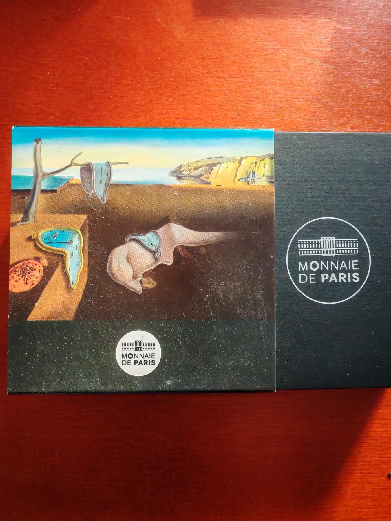 长老汇蛇年精选第六十九场拍卖 2021法国达利名画记忆10欧元矩形精制银币，盒证全，3000枚