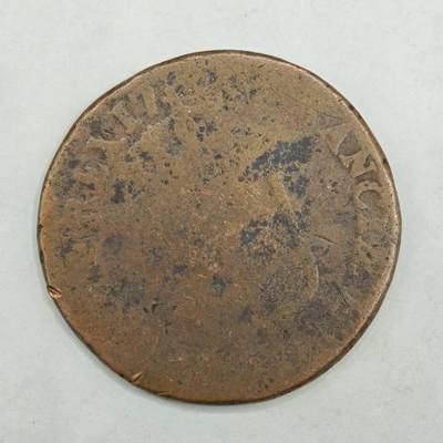 【淘币小摊】限时拍第七百八十四拍  老铜币场  满百包邮可预留两周  周一统一发货  - 英国路易十六1LIARD铜币