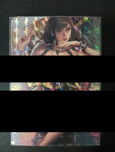 花开卡拍第45期（11月2号周日截拍，品控勿拍!!!拍品不寄存，运费5元，自制卡难免瑕疵，可能存在轻微撞角爆边等出厂瑕疵，品控介意勿拍！） - 春丽大雷 猫眼闪特藏卡