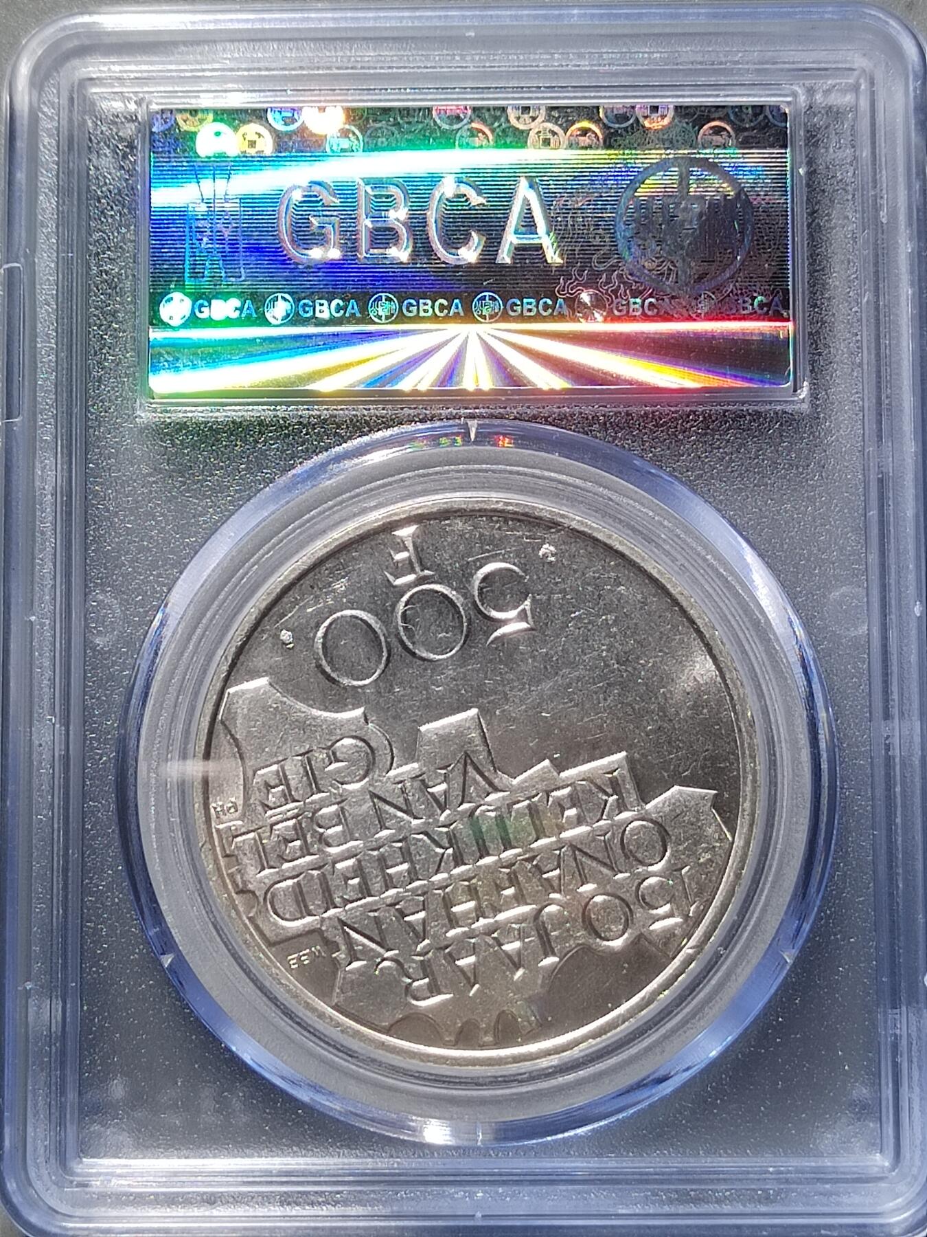 PCAI钱币4-579  古籍纸品小专场 比利时银币