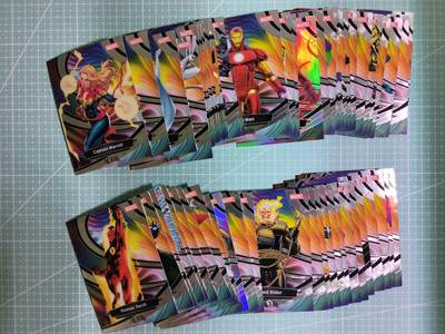 C先生卡牌 第15期 元集纪·刷子签·罐儿签·毒瘤签(持续收拍品中...) - 【亮面闪卡】卡卡沃×正版《漫威宇宙》58张不重复(卡背带防伪标)