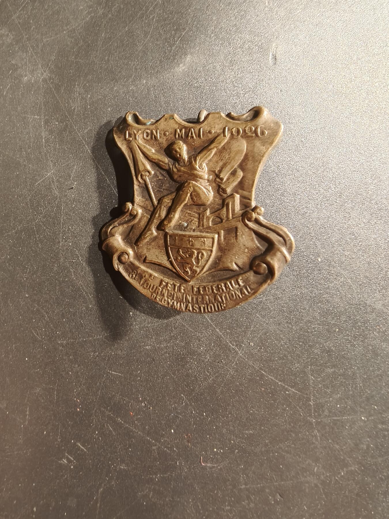 老王徽章第160期 丹麦第8届国际体操锦标赛纪念章