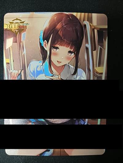 花开卡拍第45期（11月2号周日截拍，品控勿拍!!!拍品不寄存，运费5元，自制卡难免瑕疵，可能存在轻微撞角爆边等出厂瑕疵，品控介意勿拍！） - 终极学生妹顿式特藏卡 彩闪