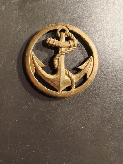 老王徽章第160期 - 法国海军贝雷帽徽