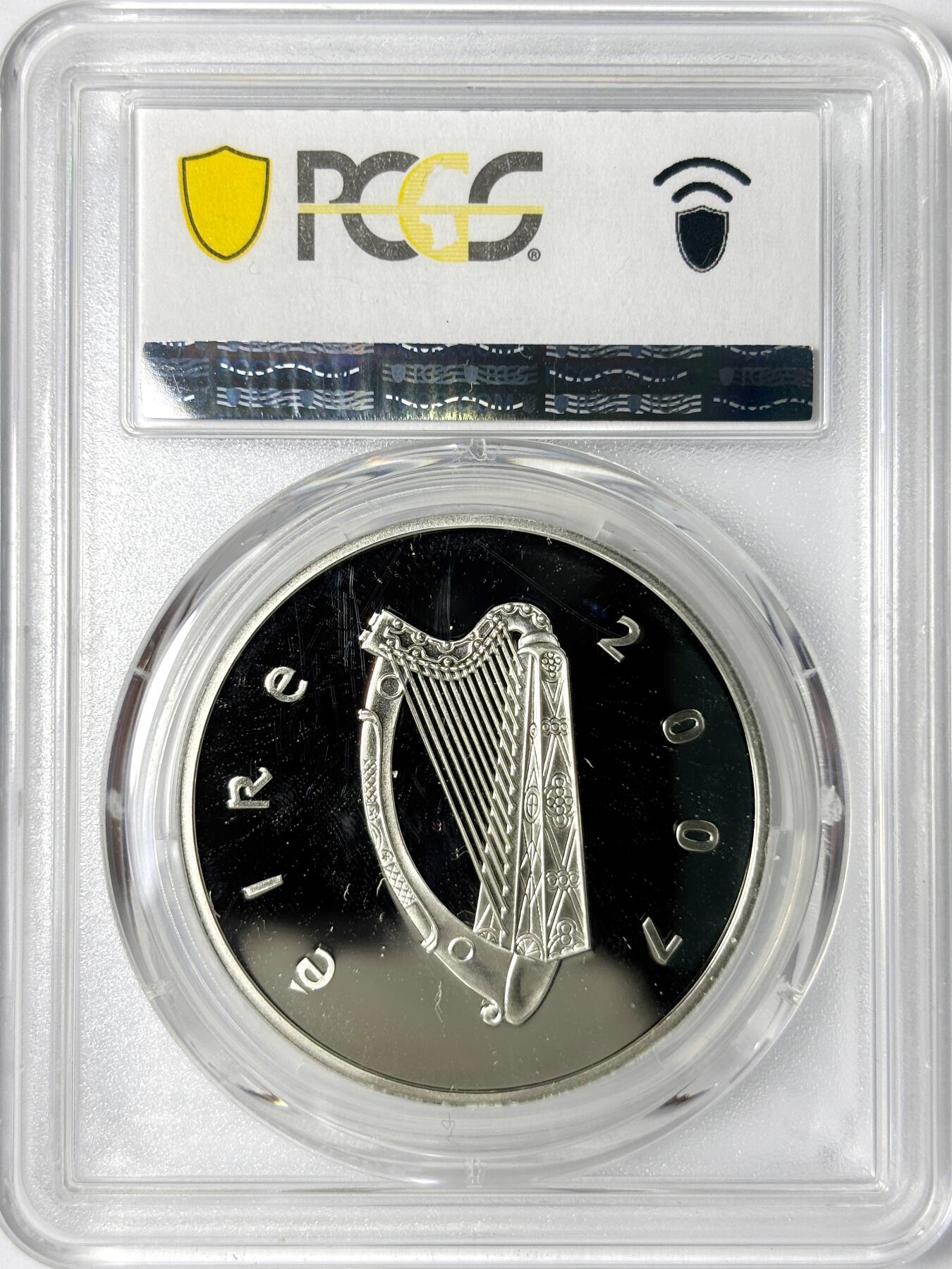 【雨安】【世界币章112-113期】周五/周六 两场连拍 2025-11-01 周六 19:30 保真 8秒倒数自动落锤 高效拍卖 [评级现代] Ireland 爱尔兰 10欧元 2007年 凯尔特文化 PCGS-PR69DCAM