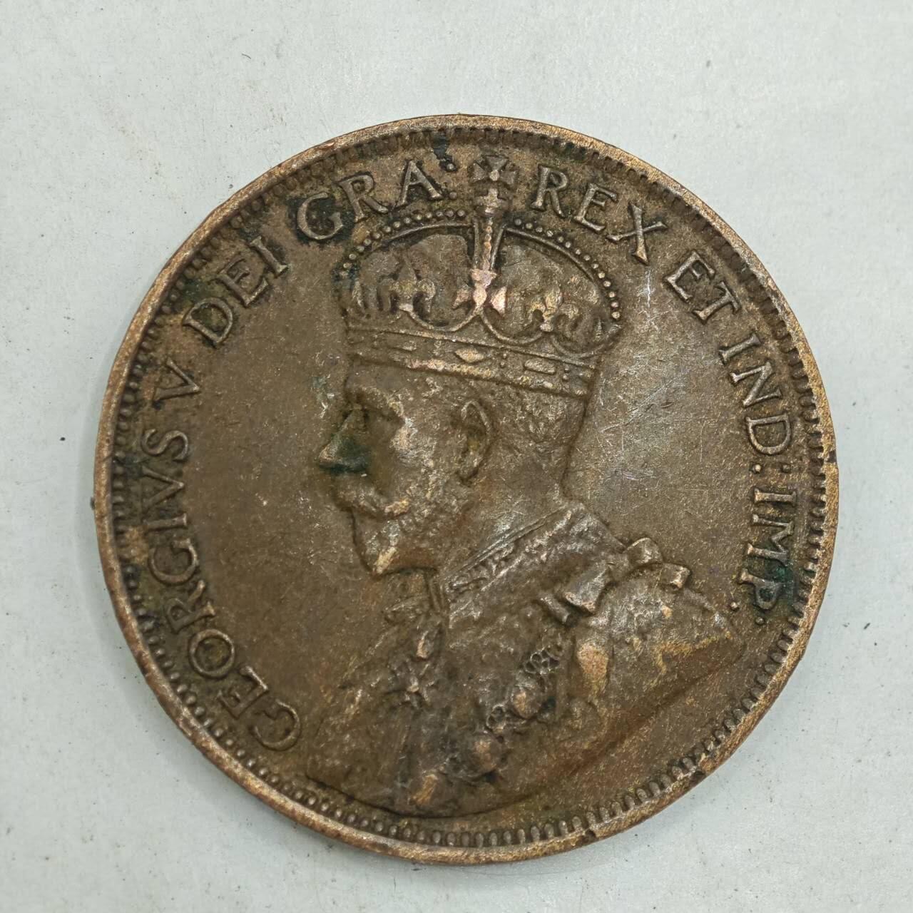 【淘币小摊】限时拍第七百八十四拍  老铜币场  满百包邮可预留两周  周一统一发货  加拿大1918年乔治五世一分铜币