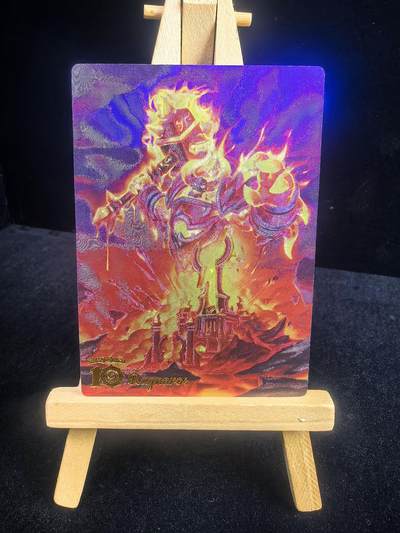 第二十八场  无佣金 不寄存 不收拍 卡牌设有底价 拒绝小号抬价 大家放心拍 所有拍品全部有卡膜 自制卡牌 不包厂瑕 放大镜 品控 勿拍 流拍商品会循环 感谢大家支持 留个关注 不定时上新 谢谢 - 奇点卡牌 炉石 