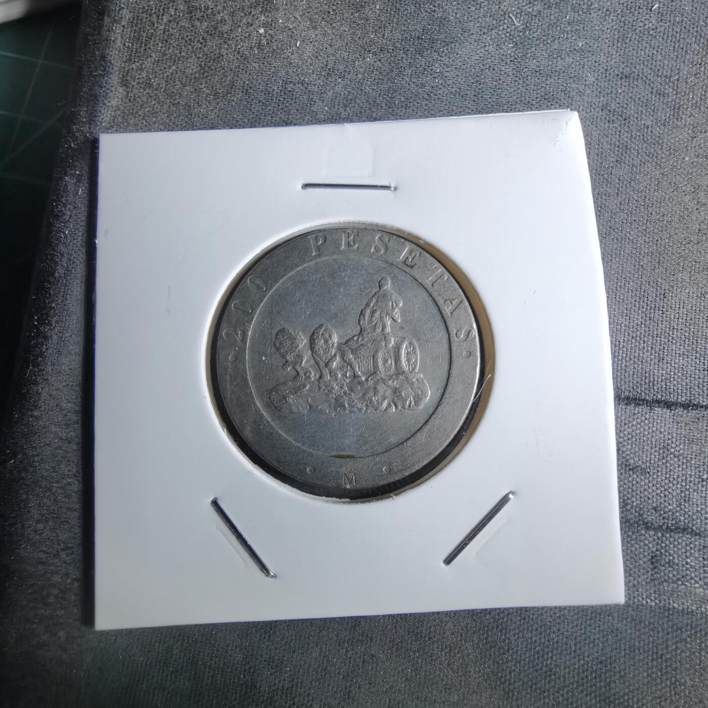 沼泽如烟--第886场 土耳其1990年200比塞塔纪念币