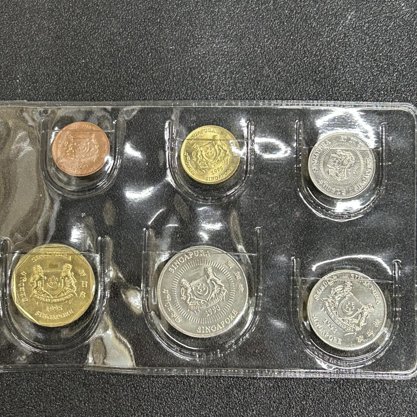 西秦中古拍卖第六十三期 新加坡老版硬币全套