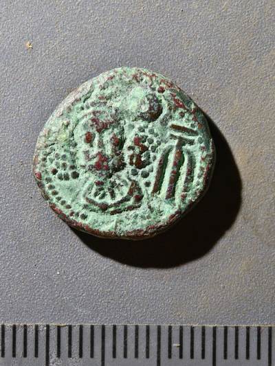 81期回流戒指饰品杂件纪念章丝路钱币专场 - 埃兰王朝铜币