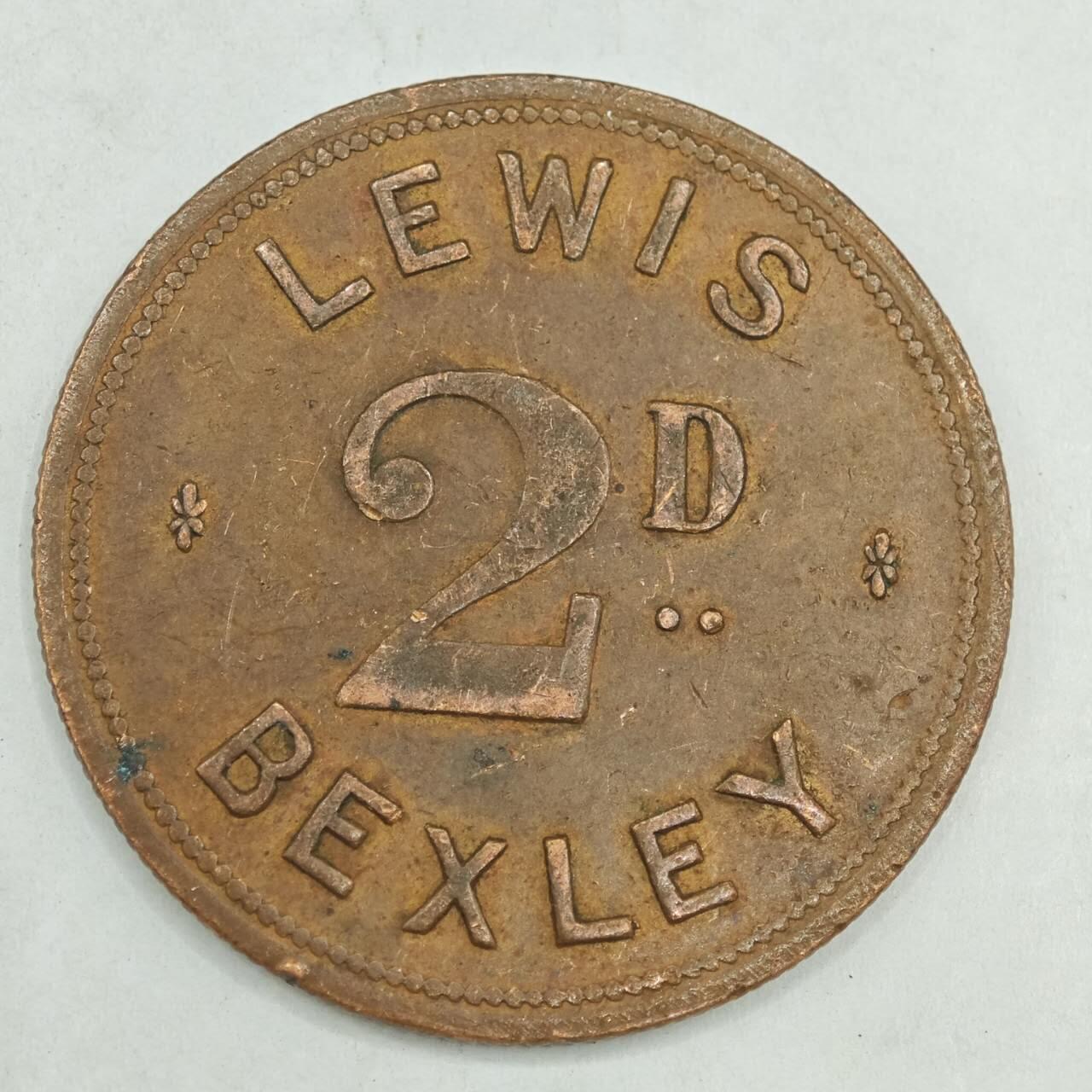 【淘币小摊】限时拍第七百八十四拍  老铜币场  满百包邮可预留两周  周一统一发货  英国2便士铜币代币