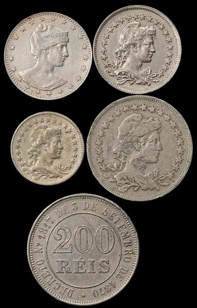 修遠堂世界钱币第九十一期 - 巴西旧钱币 第一组
