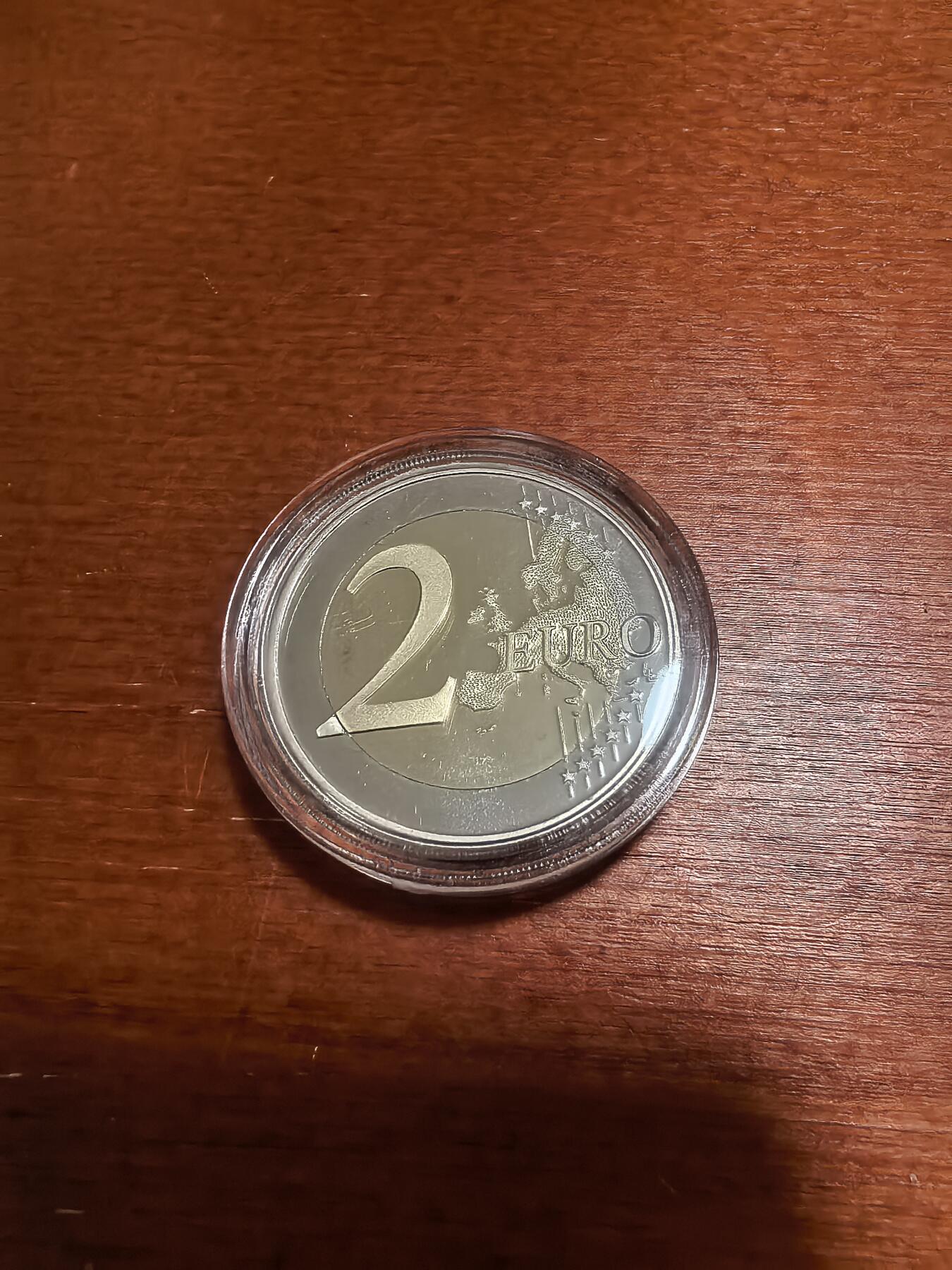 长老汇蛇年精选第六十九场拍卖 2021希腊革命2欧元精制双金属币，盒证全，1万枚