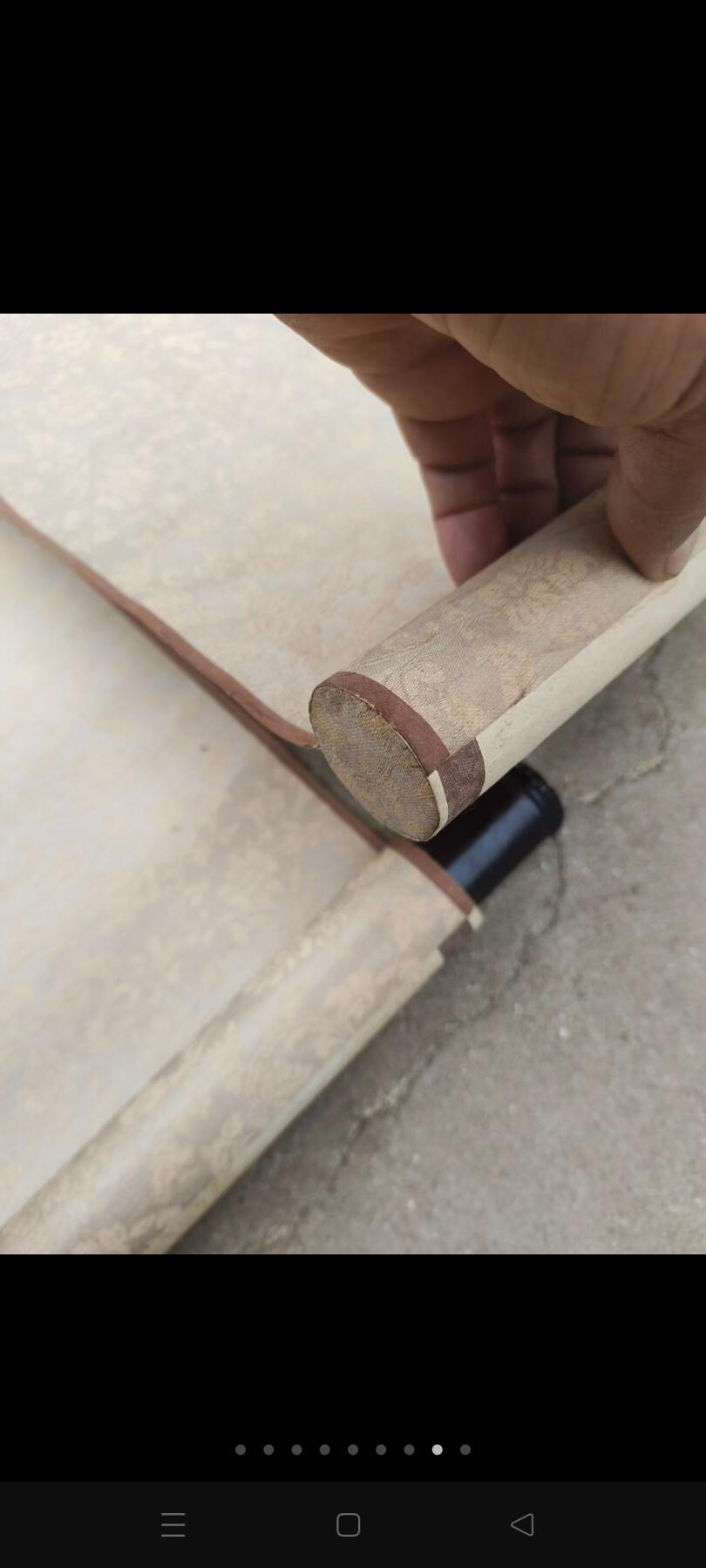 精美书法中堂一套：总长211厘米/宽170厘米，品相好，书法好，装裱好，保老保真。