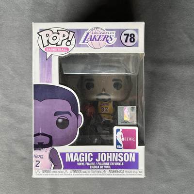 锦色铺子的潮玩第四期 🌸🌸🌸免佣金🌸 🌸🌸   - POP NBA:Legends-MAGIC Johnson  NBA传奇系列POP公仔 魔术师约翰逊-湖人队主场队服）