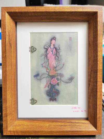 阳大大卡牌拍卖第79期（持续收拍品，周六晚上九点截拍，进群福利早知道） - 【原画】顶流画师 咪老师 莲花仙女 细节满满 看花瓶里都填满了祝愿