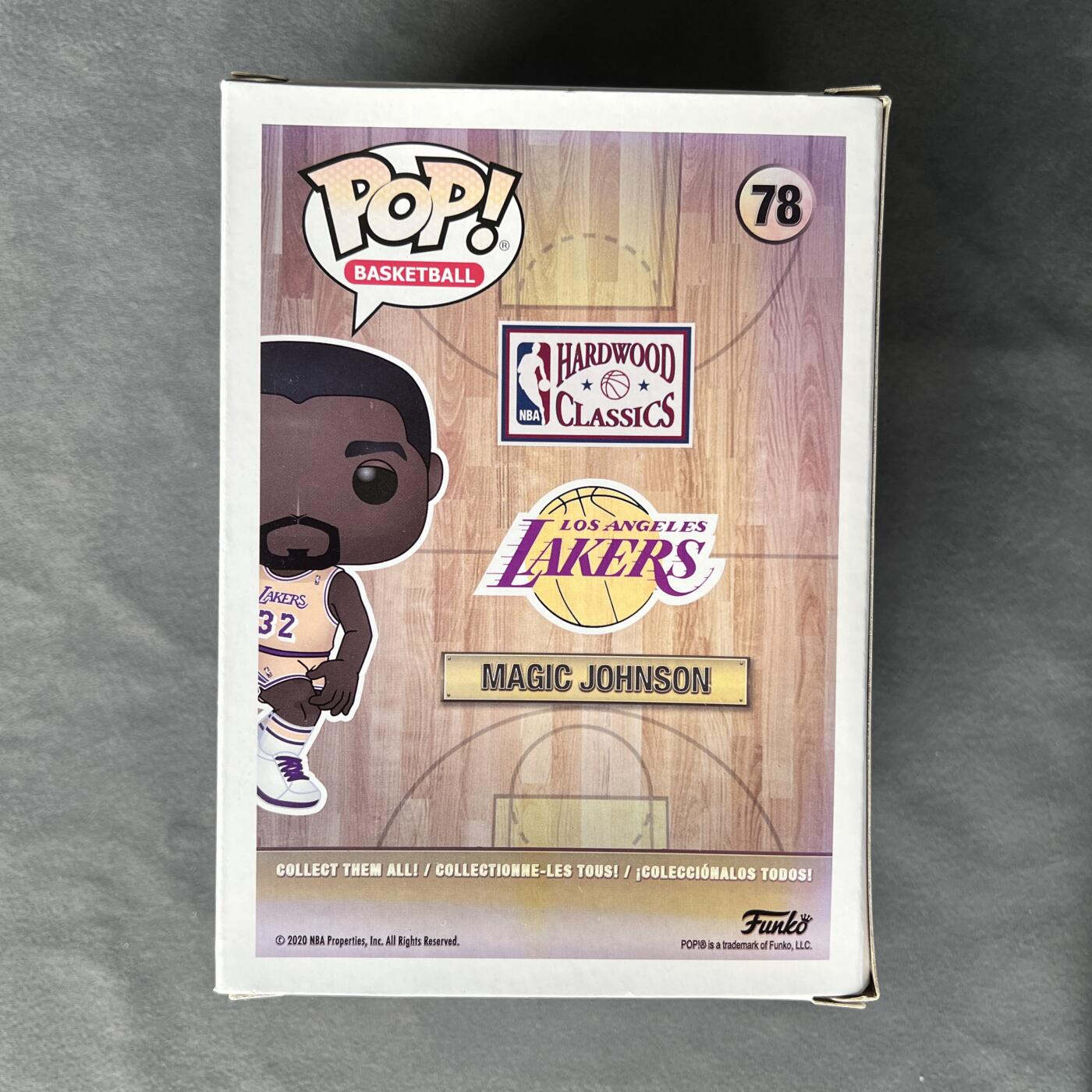 锦色铺子的潮玩第四期 🌸🌸🌸免佣金🌸 🌸🌸   POP NBA:Legends-MAGIC Johnson  NBA传奇系列POP公仔 魔术师约翰逊-湖人队主场队服）