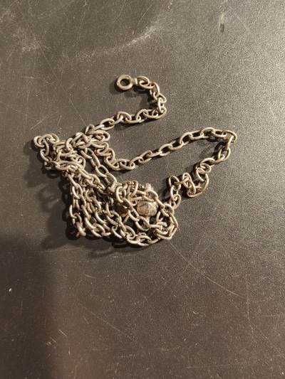 老王徽章第160期 - 法国银链子    4.4g