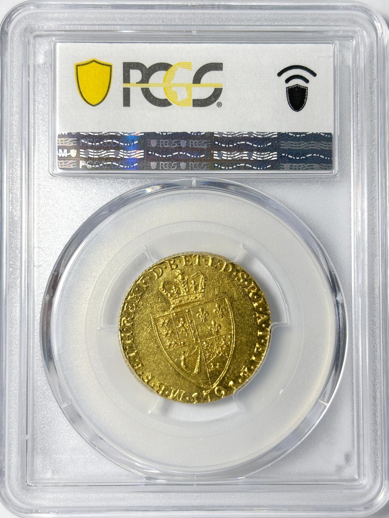 【雨安】【世界币章112-113期】周五/周六 两场连拍 2025-11-01 周六 19:30 保真 8秒倒数自动落锤 高效拍卖 [金币] Great Britain 英国 1基尼 1791年 乔治三世 PCGS-MS61