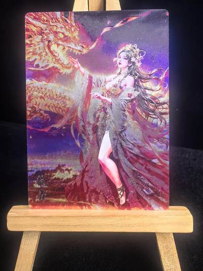 第二十八场  无佣金 不寄存 不收拍 卡牌设有底价 拒绝小号抬价 大家放心拍 所有拍品全部有卡膜 自制卡牌 不包厂瑕 放大镜 品控 勿拍 流拍商品会循环 感谢大家支持 留个关注 不定时上新 谢谢 - 奇点卡牌 龙舞粗闪