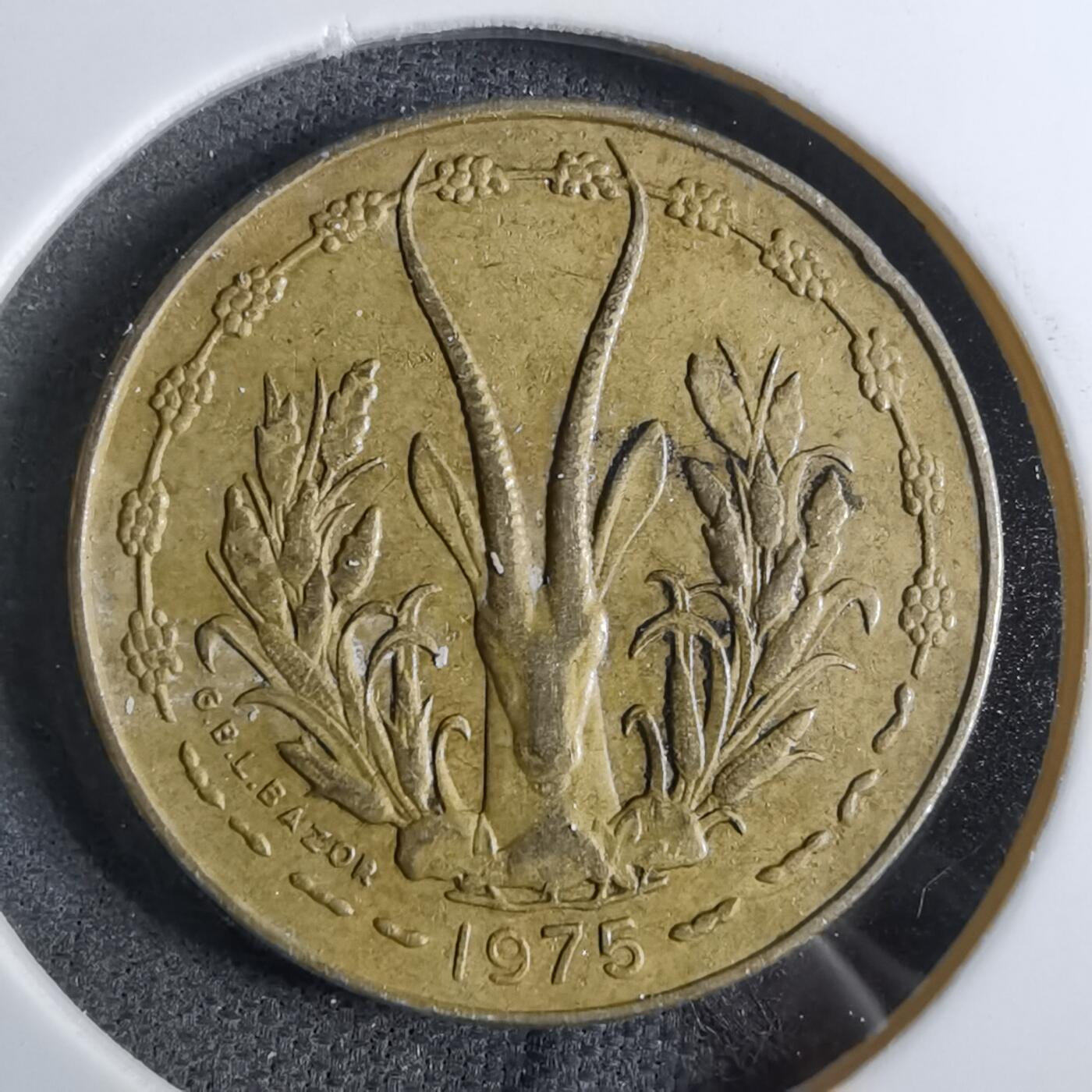 沼泽如烟--第886场 西非1975年5法郎