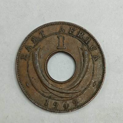 【淘币小摊】限时拍第七百八十四拍  老铜币场  满百包邮可预留两周  周一统一发货  - 英属东非1949年乔治六世一分铜币