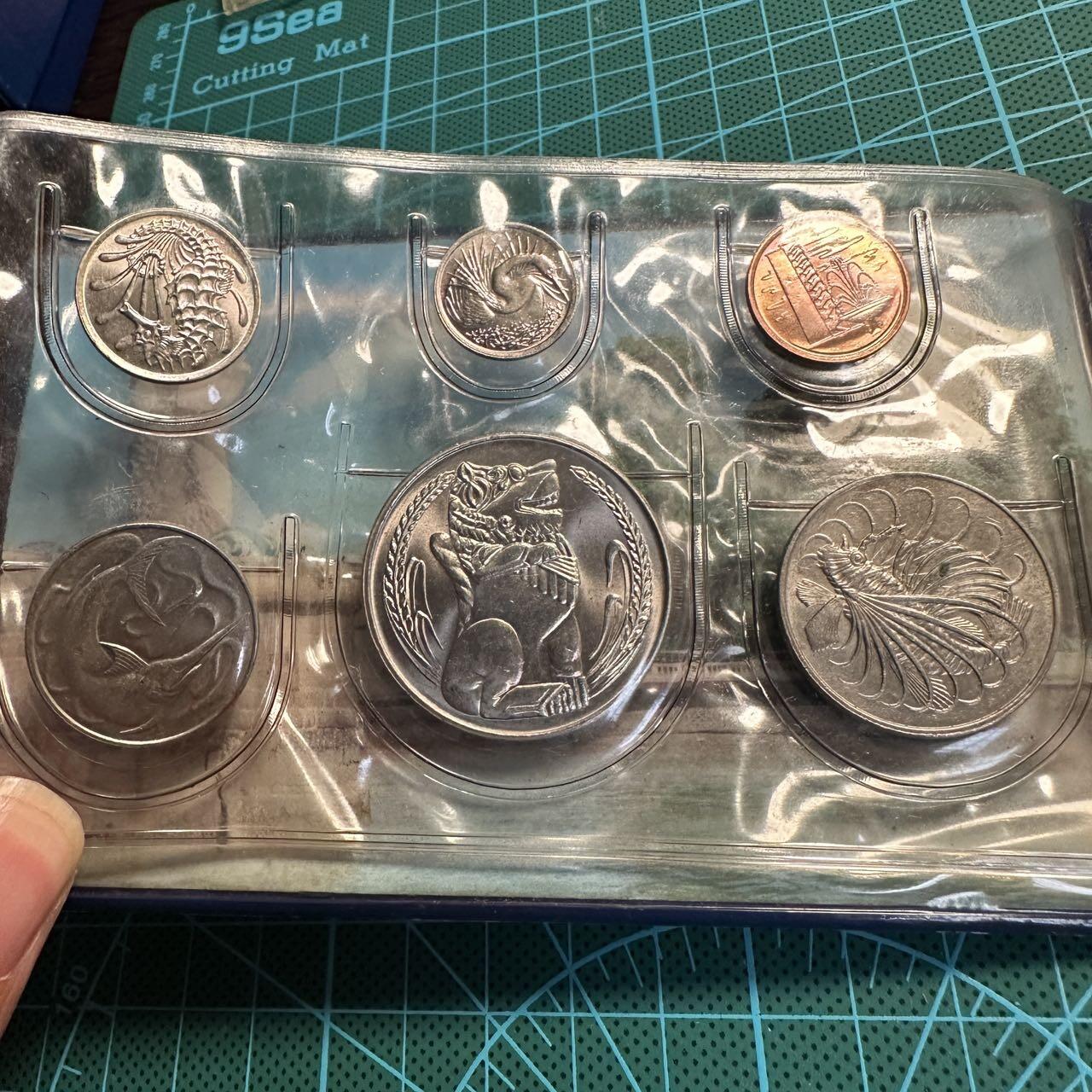 蒂克钱币-第54场 外国精品套币 银币专场 新加坡+马来西亚 套币各一组