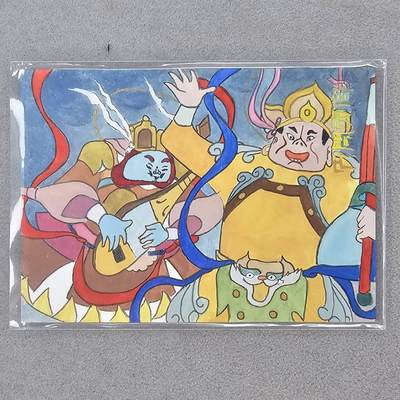 龙虎卡牌第六一场 （无佣金，取消满120元包邮，欢迎送拍） - 【手绘卡】卡星 上美影 大闹天宫官方手绘 画师:e