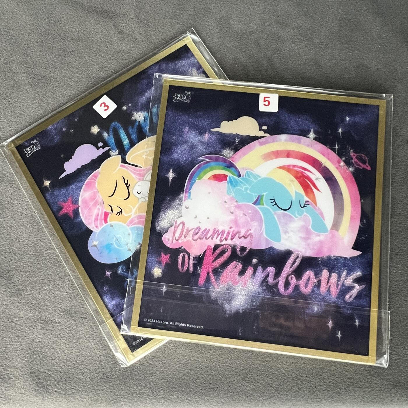 锦色铺子的潮玩第四期 🌸🌸🌸免佣金🌸 🌸🌸   卡游 小马宝莉SweetDeam色纸 第一弹 2张