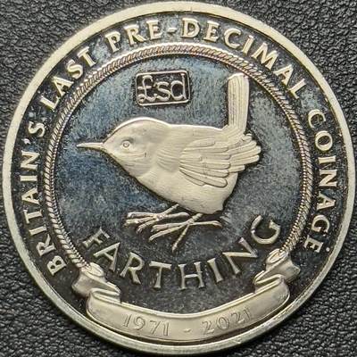 ＜小葵钱铺＞第64期·克朗币·套币·银币场·满200包邮，不寄存·3号发货 - 直布罗陀2021年十进制货币倒计时· 鹪鹩1/4便士1/2克朗纪念币