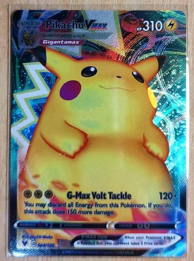 龙虎卡牌第六一场 （无佣金，单场满200元包邮，欢迎送拍） - 折光彩闪 宝可梦卡牌 皮卡丘PLUS