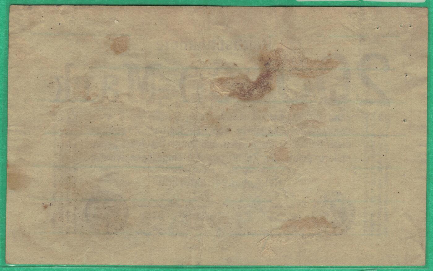 德国1923年200000(20万)马克 P-100 左上角有序列号版(较少) 实物图 八五品