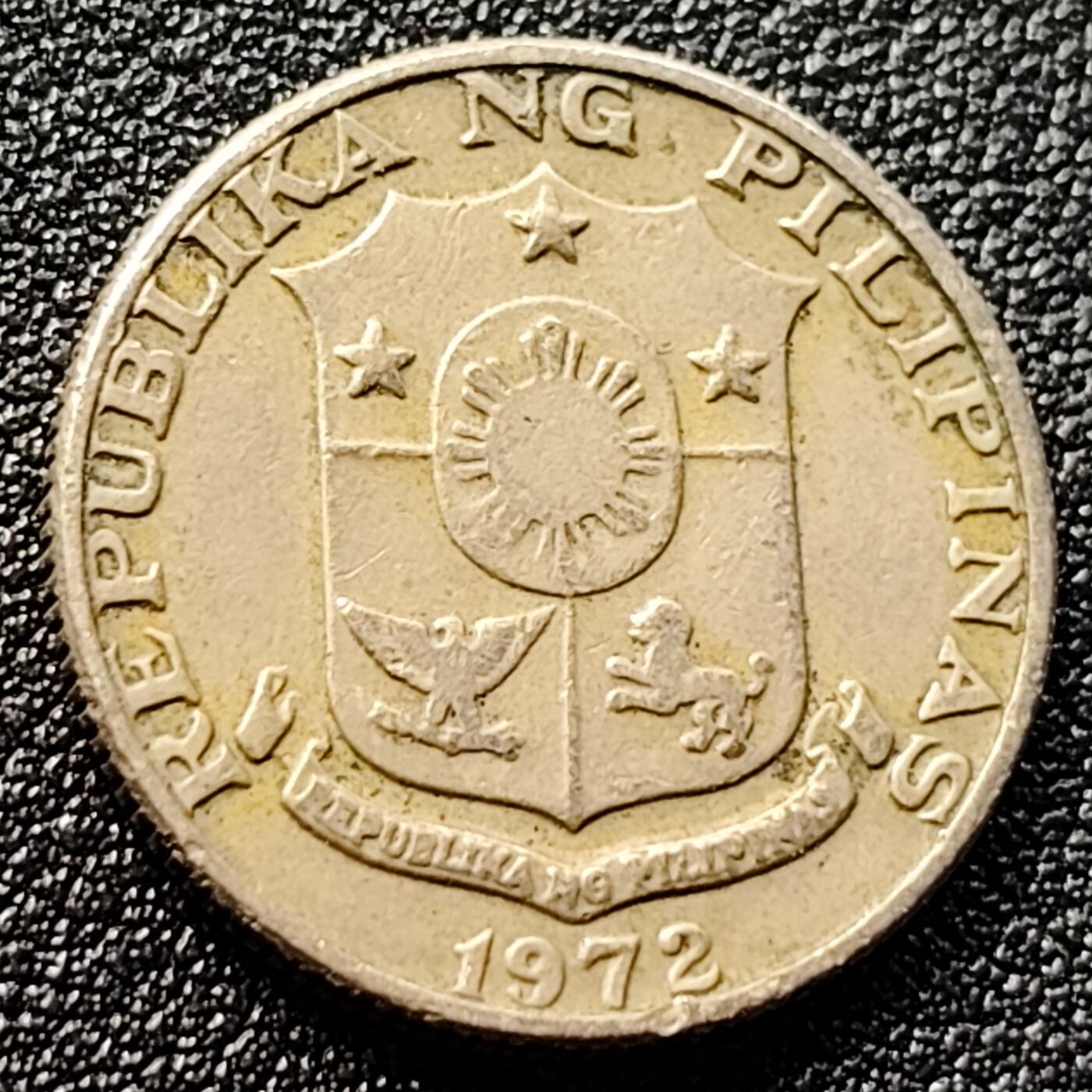 泉币菌-第122场-精品福利场 菲律宾1972年25分 画家胡安·卢纳 铜镍锌币 21mm