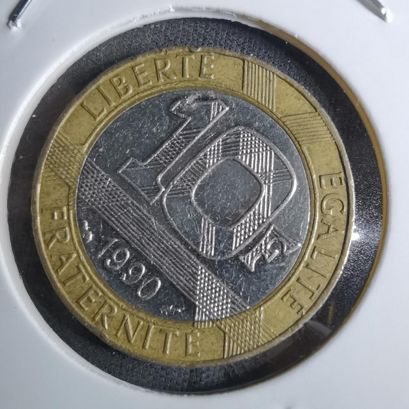 沼泽如烟--第886场 法国1990年10法郎